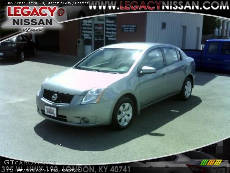 Magnetic Gray / Charcoal 2009 Nissan Sentra 2.0