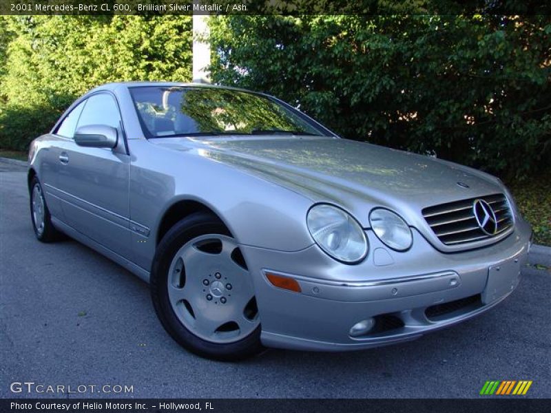 Brilliant Silver Metallic / Ash 2001 Mercedes-Benz CL 600