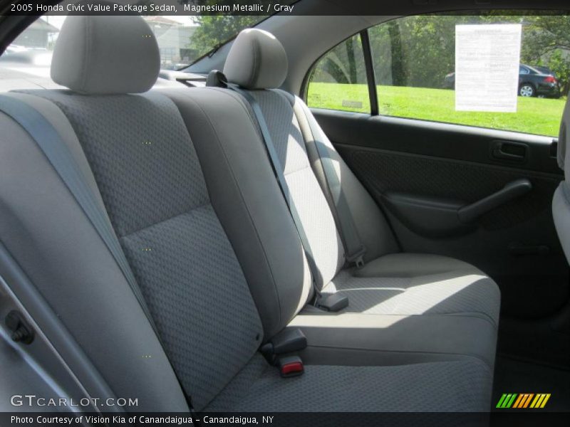 Magnesium Metallic / Gray 2005 Honda Civic Value Package Sedan