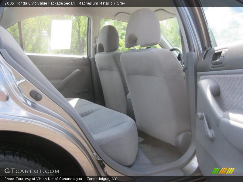 Magnesium Metallic / Gray 2005 Honda Civic Value Package Sedan