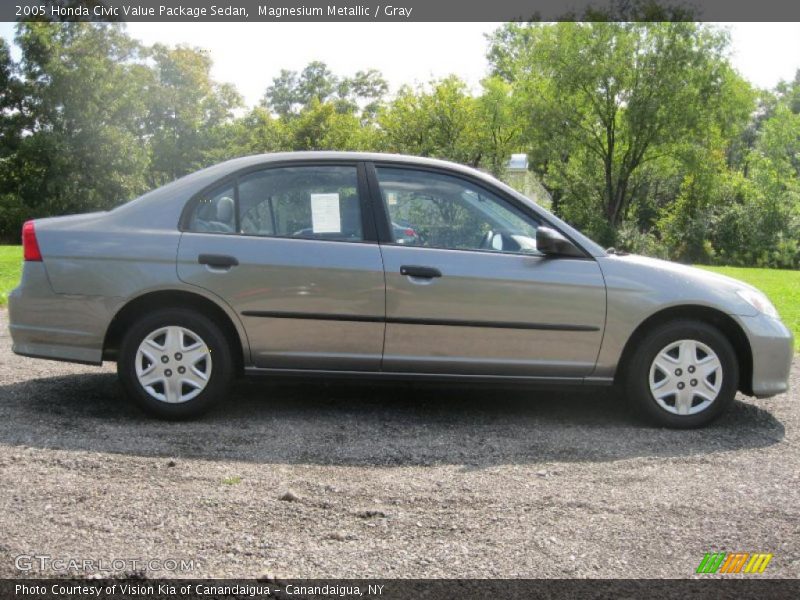 Magnesium Metallic / Gray 2005 Honda Civic Value Package Sedan