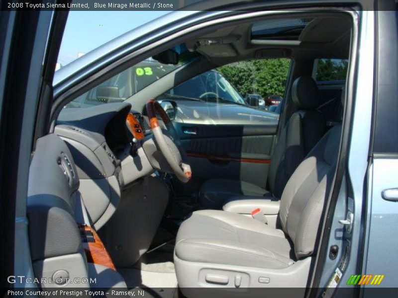 Blue Mirage Metallic / Stone 2008 Toyota Sienna Limited