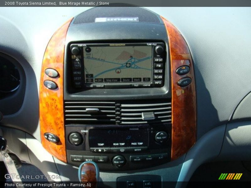 Blue Mirage Metallic / Stone 2008 Toyota Sienna Limited