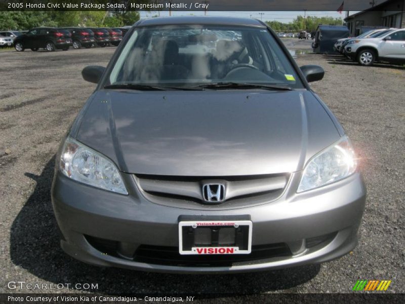 Magnesium Metallic / Gray 2005 Honda Civic Value Package Sedan