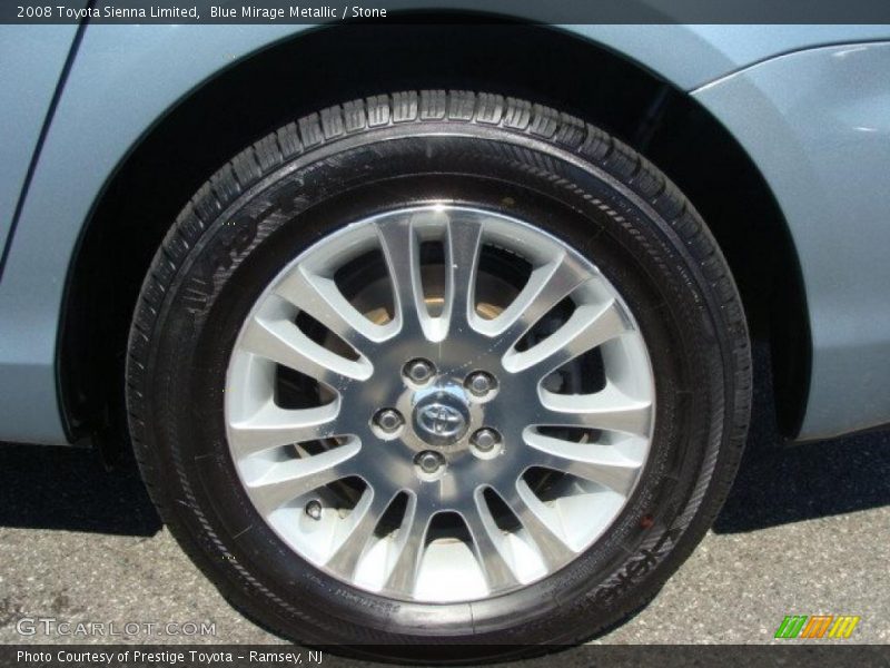 Blue Mirage Metallic / Stone 2008 Toyota Sienna Limited