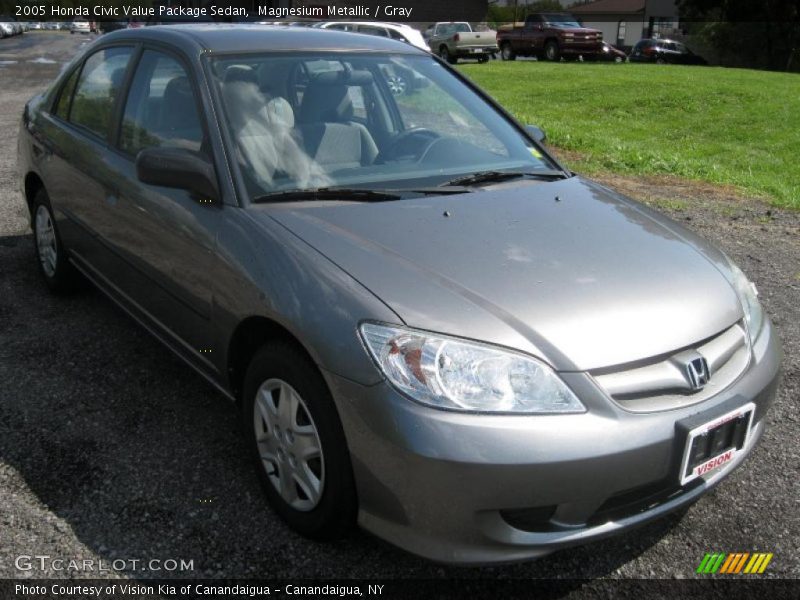 Magnesium Metallic / Gray 2005 Honda Civic Value Package Sedan