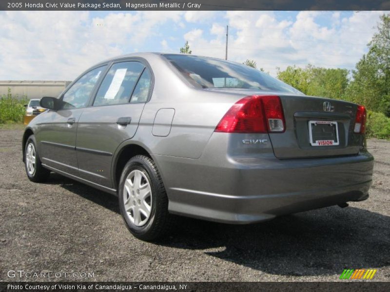 Magnesium Metallic / Gray 2005 Honda Civic Value Package Sedan