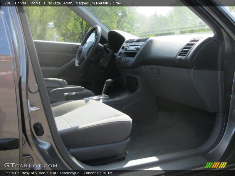 Magnesium Metallic / Gray 2005 Honda Civic Value Package Sedan