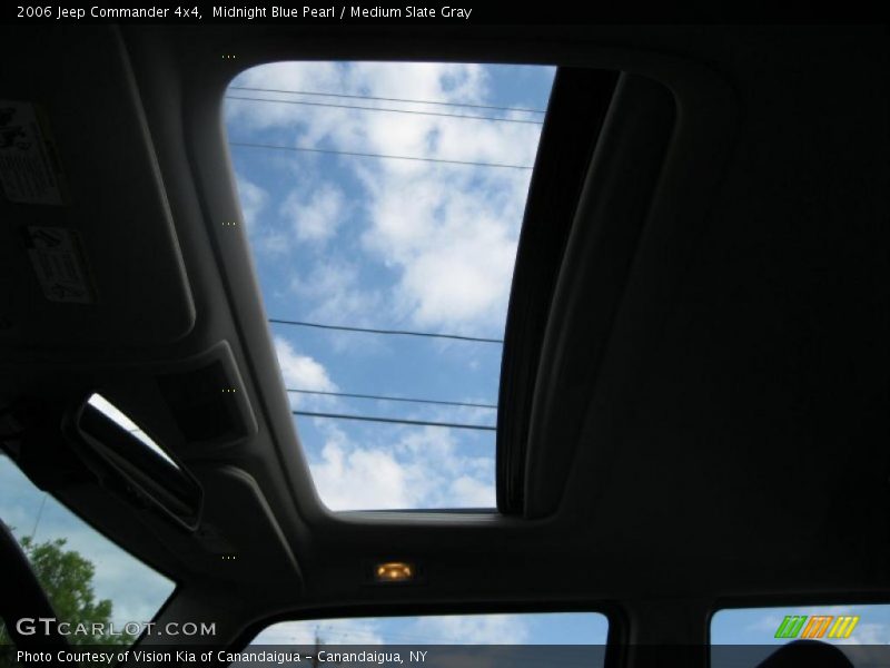 Midnight Blue Pearl / Medium Slate Gray 2006 Jeep Commander 4x4
