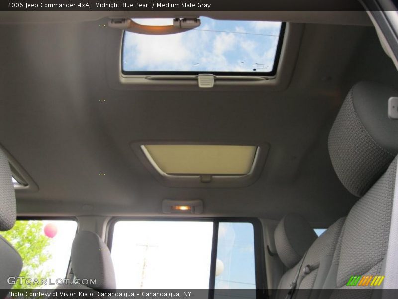 Midnight Blue Pearl / Medium Slate Gray 2006 Jeep Commander 4x4