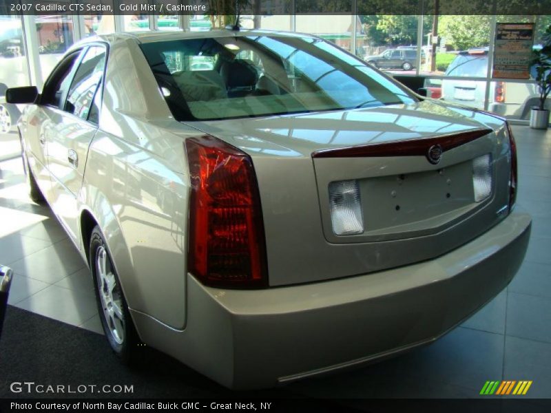 Gold Mist / Cashmere 2007 Cadillac CTS Sedan