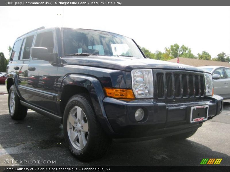 Midnight Blue Pearl / Medium Slate Gray 2006 Jeep Commander 4x4
