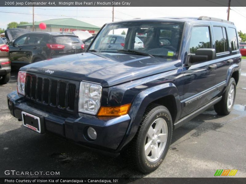 Midnight Blue Pearl / Medium Slate Gray 2006 Jeep Commander 4x4