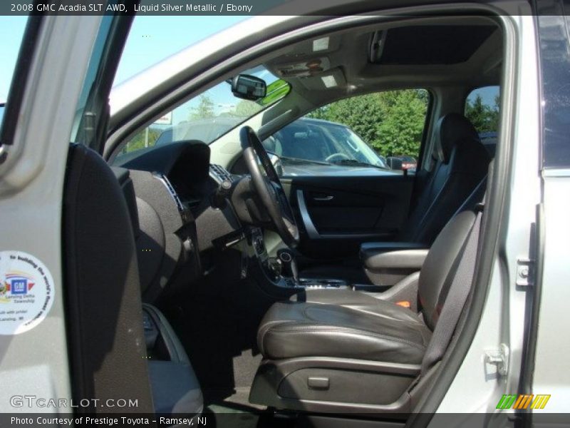 Liquid Silver Metallic / Ebony 2008 GMC Acadia SLT AWD