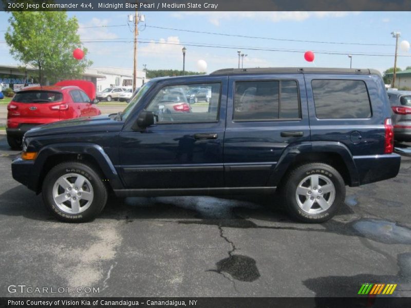 Midnight Blue Pearl / Medium Slate Gray 2006 Jeep Commander 4x4