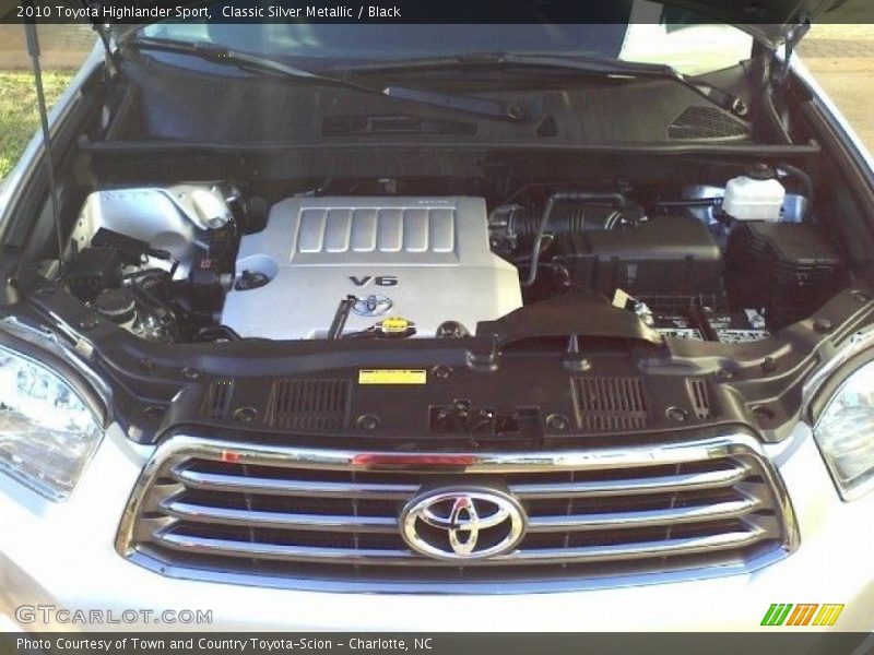 Classic Silver Metallic / Black 2010 Toyota Highlander Sport