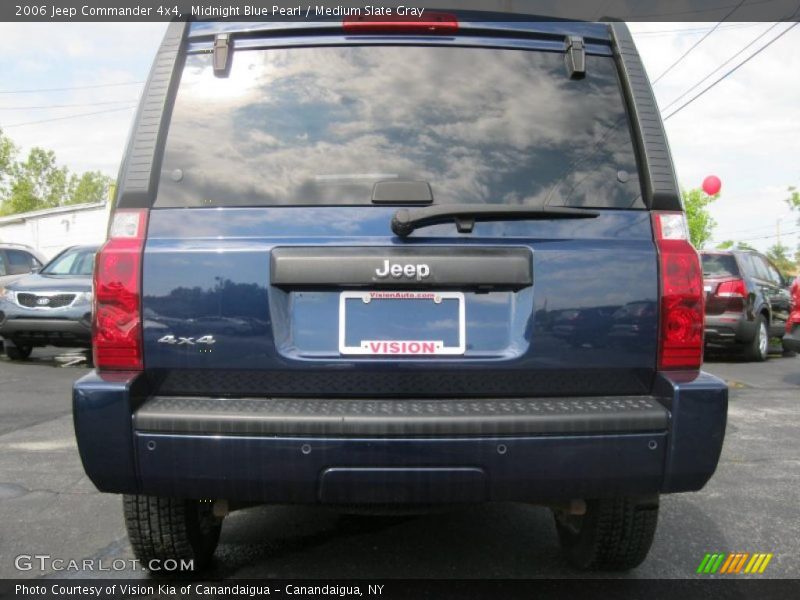 Midnight Blue Pearl / Medium Slate Gray 2006 Jeep Commander 4x4