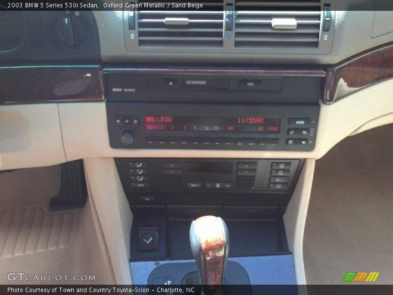 Oxford Green Metallic / Sand Beige 2003 BMW 5 Series 530i Sedan