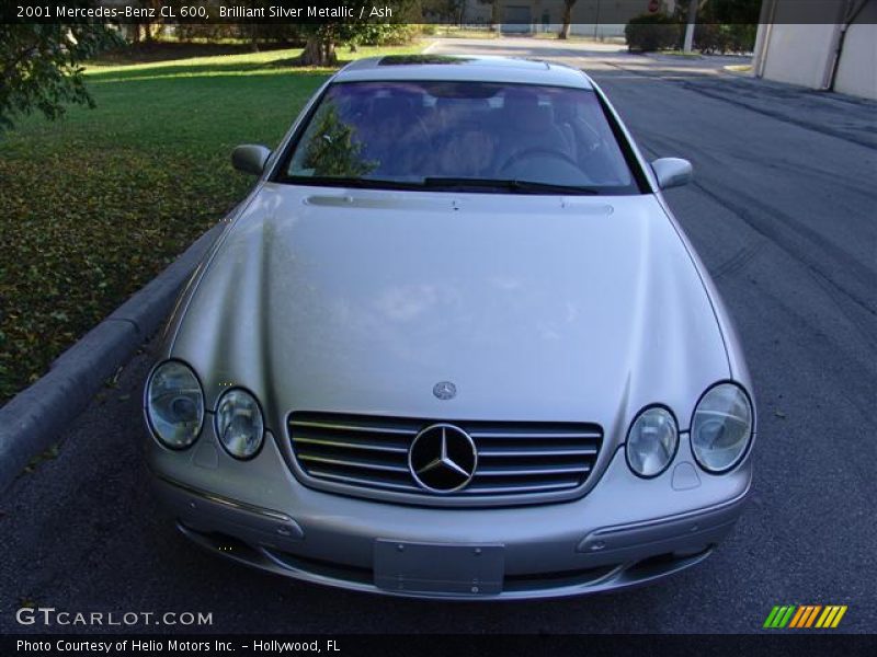 Brilliant Silver Metallic / Ash 2001 Mercedes-Benz CL 600
