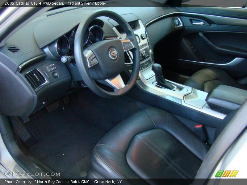 Radiant Silver / Ebony 2009 Cadillac CTS 4 AWD Sedan