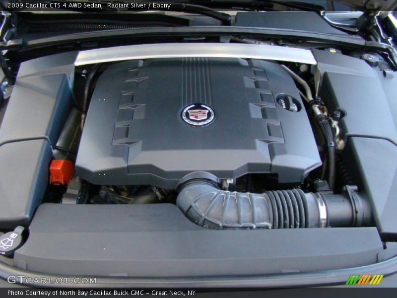 Radiant Silver / Ebony 2009 Cadillac CTS 4 AWD Sedan