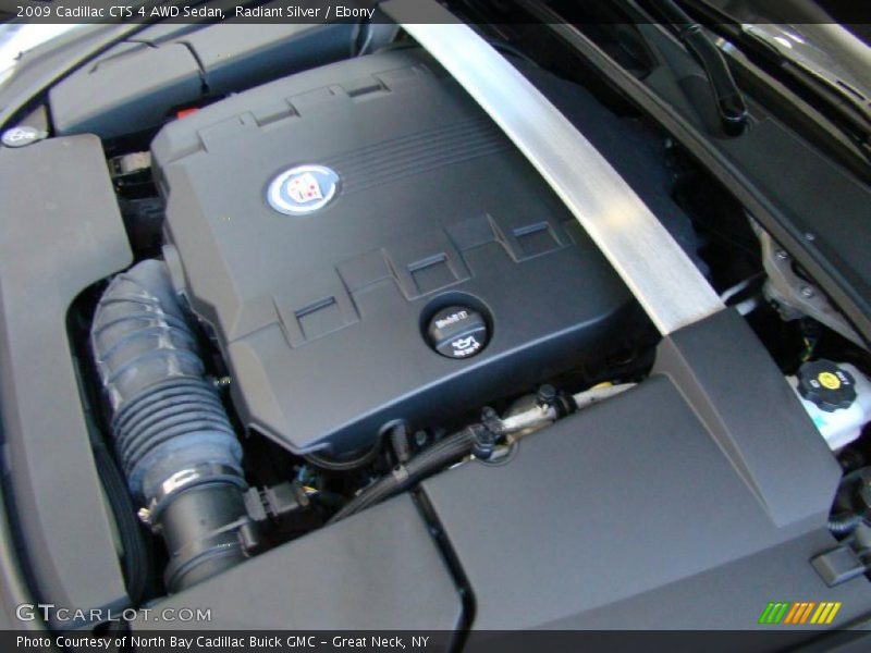 Radiant Silver / Ebony 2009 Cadillac CTS 4 AWD Sedan