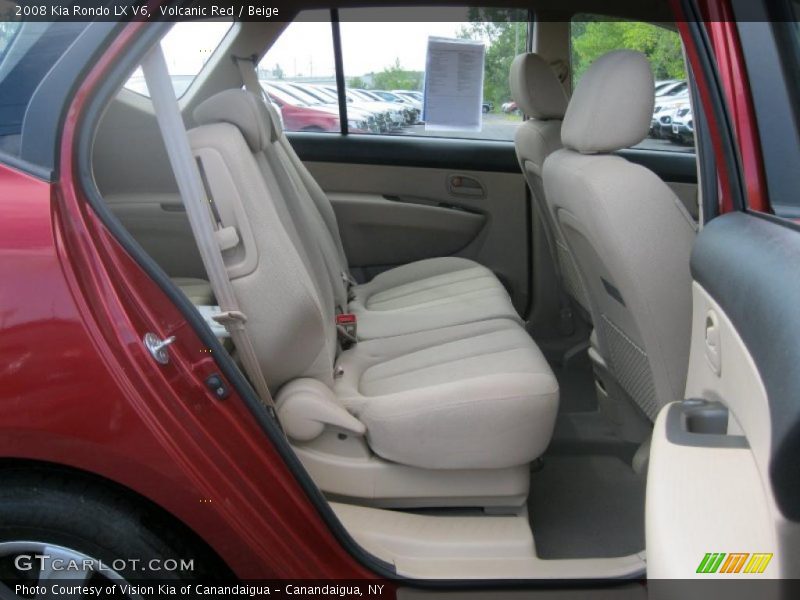 Volcanic Red / Beige 2008 Kia Rondo LX V6