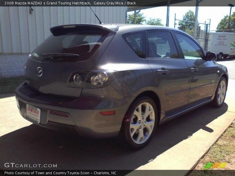 Galaxy Gray Mica / Black 2008 Mazda MAZDA3 s Grand Touring Hatchback