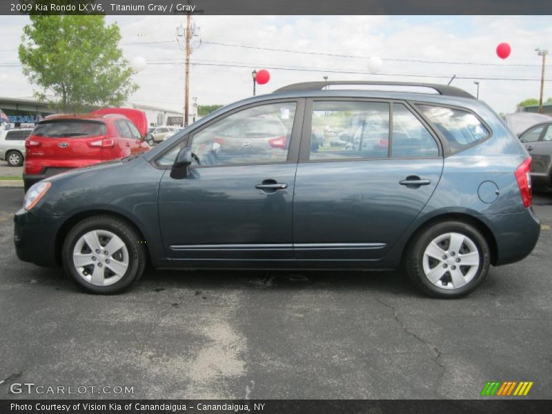 Titanium Gray / Gray 2009 Kia Rondo LX V6