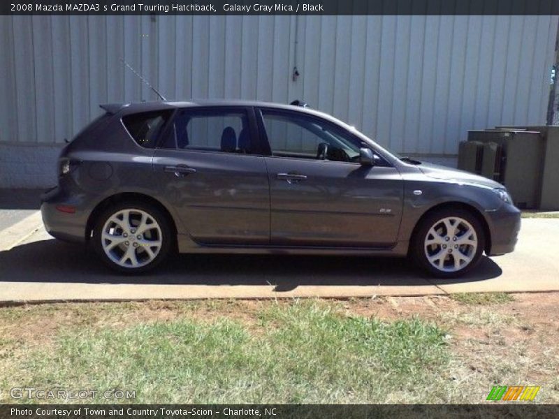 Galaxy Gray Mica / Black 2008 Mazda MAZDA3 s Grand Touring Hatchback