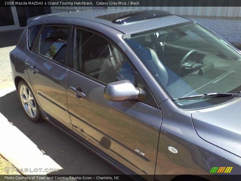 Galaxy Gray Mica / Black 2008 Mazda MAZDA3 s Grand Touring Hatchback