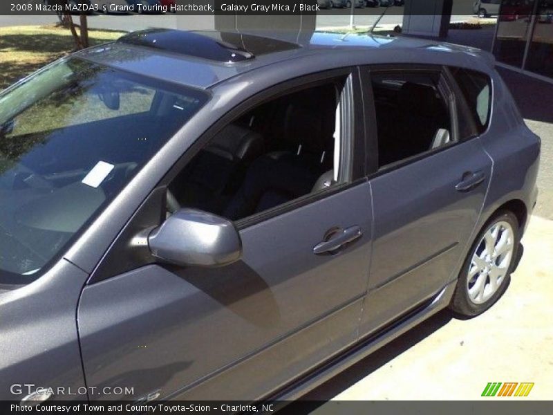 Galaxy Gray Mica / Black 2008 Mazda MAZDA3 s Grand Touring Hatchback