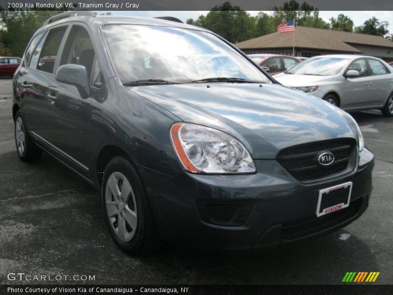 Titanium Gray / Gray 2009 Kia Rondo LX V6