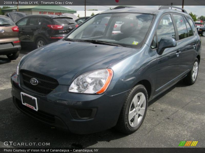 Titanium Gray / Gray 2009 Kia Rondo LX V6