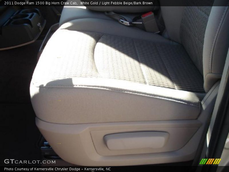 White Gold / Light Pebble Beige/Bark Brown 2011 Dodge Ram 1500 Big Horn Crew Cab
