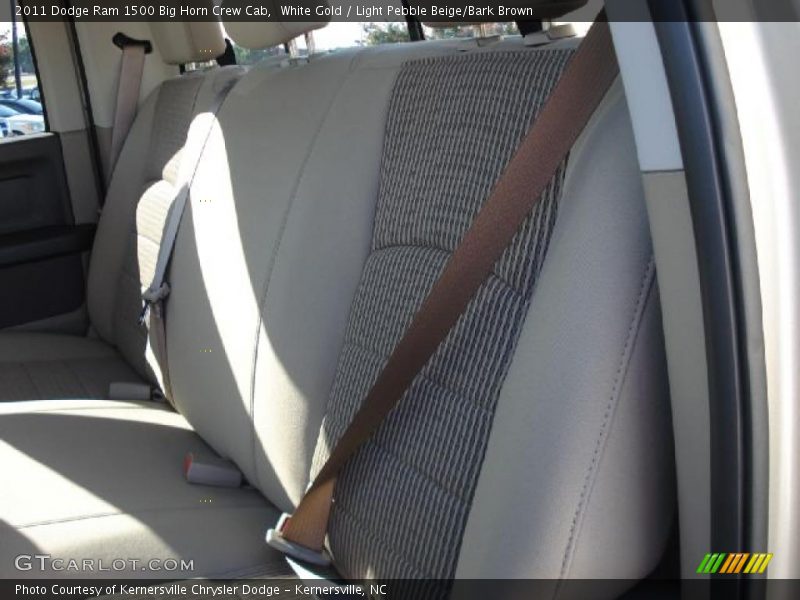 White Gold / Light Pebble Beige/Bark Brown 2011 Dodge Ram 1500 Big Horn Crew Cab