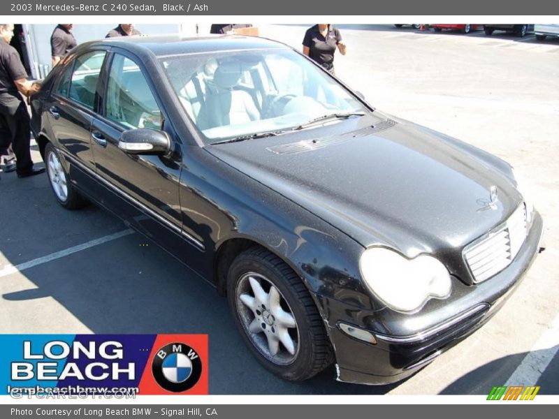 Black / Ash 2003 Mercedes-Benz C 240 Sedan