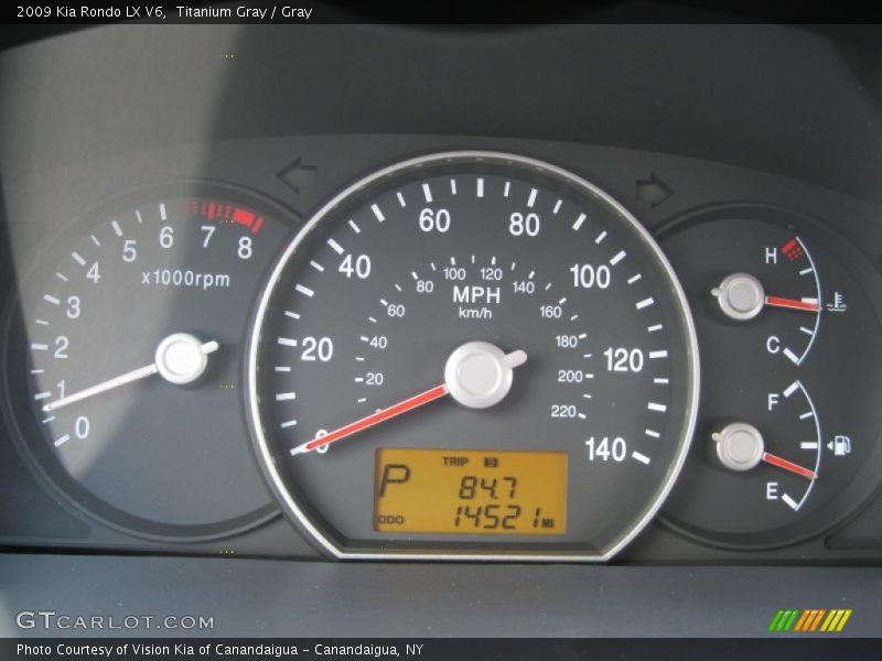 Titanium Gray / Gray 2009 Kia Rondo LX V6