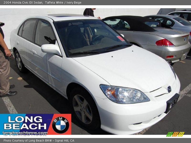 Taffeta White / Ivory Beige 2004 Honda Civic EX Sedan
