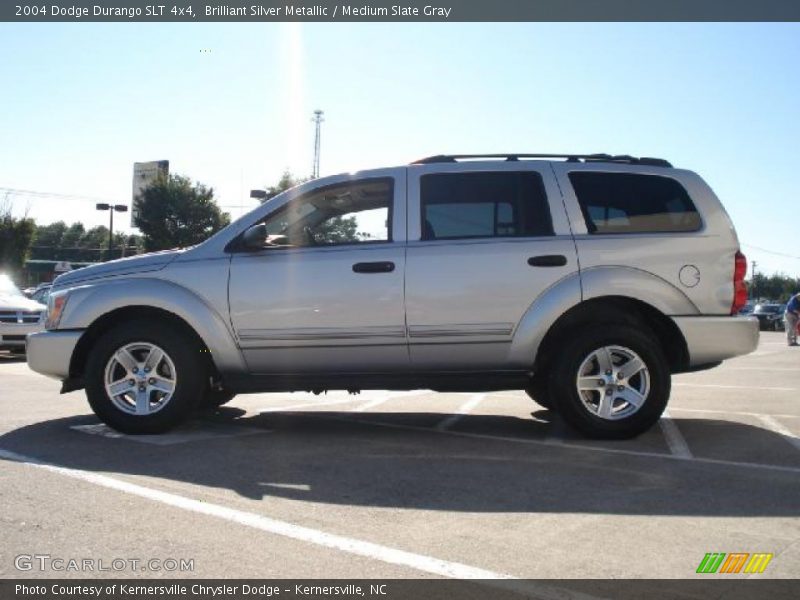 Brilliant Silver Metallic / Medium Slate Gray 2004 Dodge Durango SLT 4x4