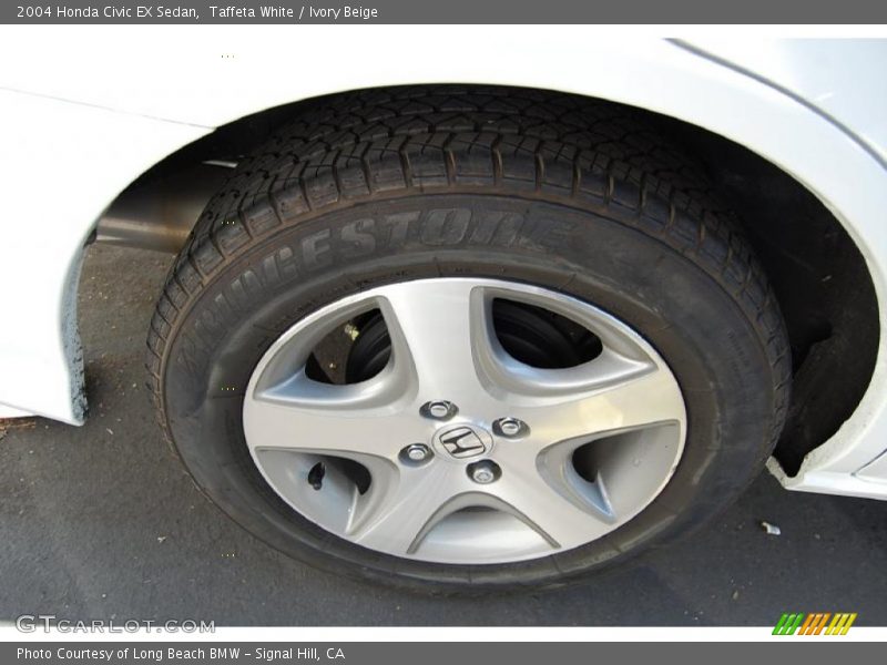 Taffeta White / Ivory Beige 2004 Honda Civic EX Sedan