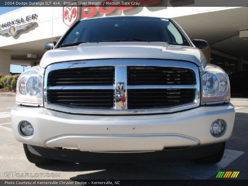 Brilliant Silver Metallic / Medium Slate Gray 2004 Dodge Durango SLT 4x4