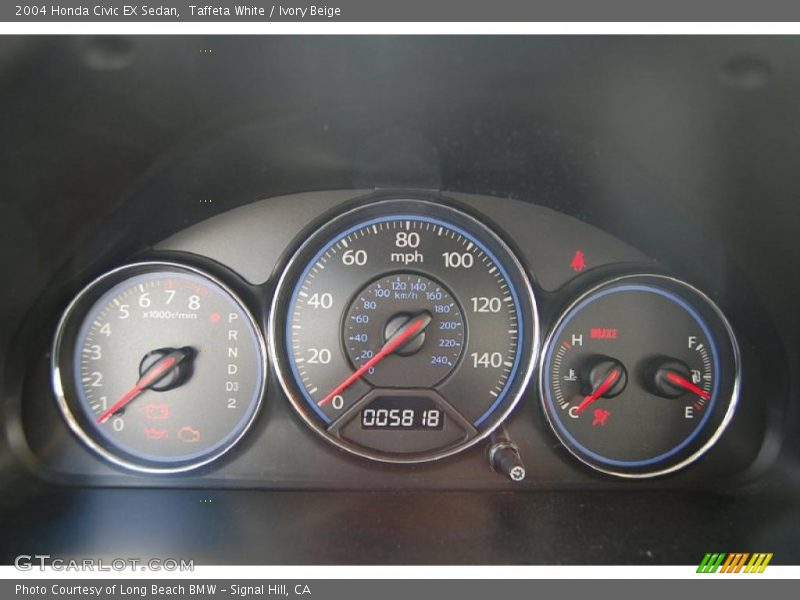 Taffeta White / Ivory Beige 2004 Honda Civic EX Sedan
