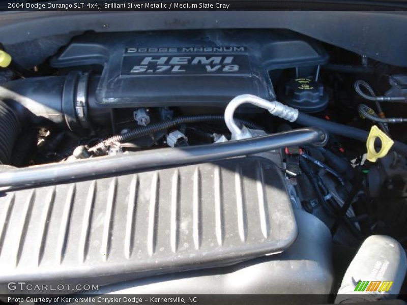 Brilliant Silver Metallic / Medium Slate Gray 2004 Dodge Durango SLT 4x4