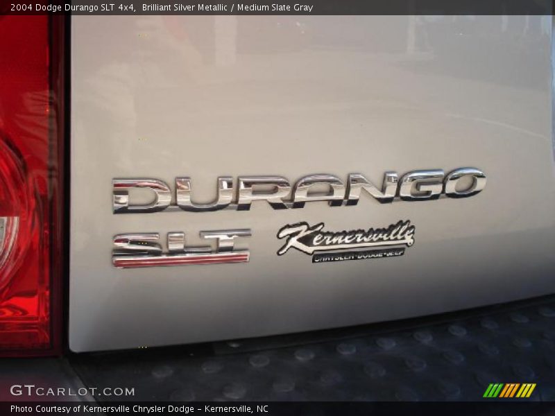 Brilliant Silver Metallic / Medium Slate Gray 2004 Dodge Durango SLT 4x4