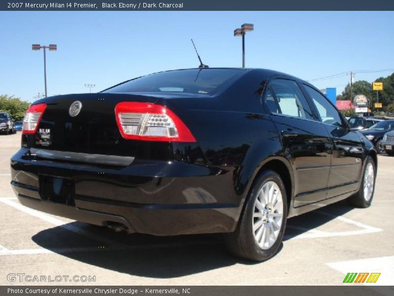 Black Ebony / Dark Charcoal 2007 Mercury Milan I4 Premier
