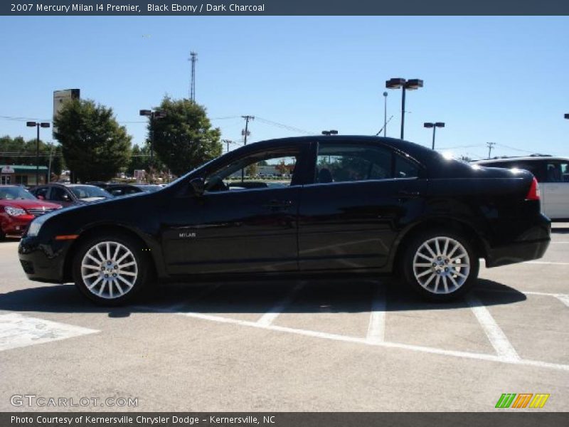Black Ebony / Dark Charcoal 2007 Mercury Milan I4 Premier