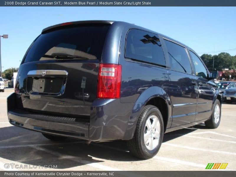 Modern Blue Pearl / Medium Slate Gray/Light Shale 2008 Dodge Grand Caravan SXT
