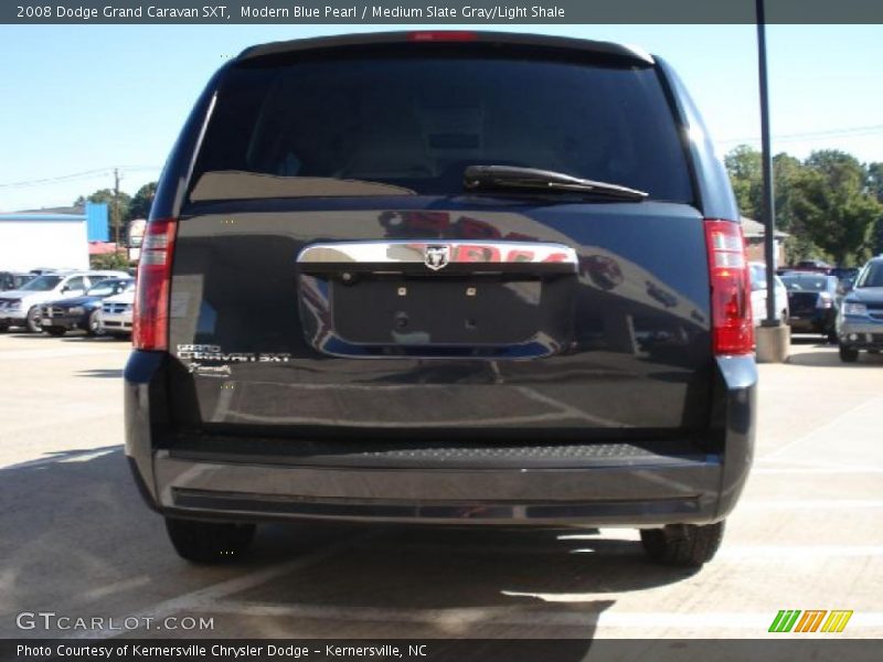 Modern Blue Pearl / Medium Slate Gray/Light Shale 2008 Dodge Grand Caravan SXT
