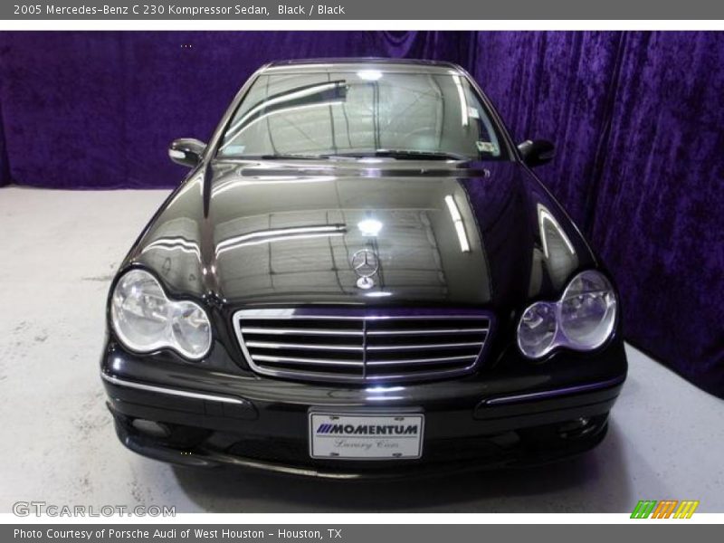 Black / Black 2005 Mercedes-Benz C 230 Kompressor Sedan